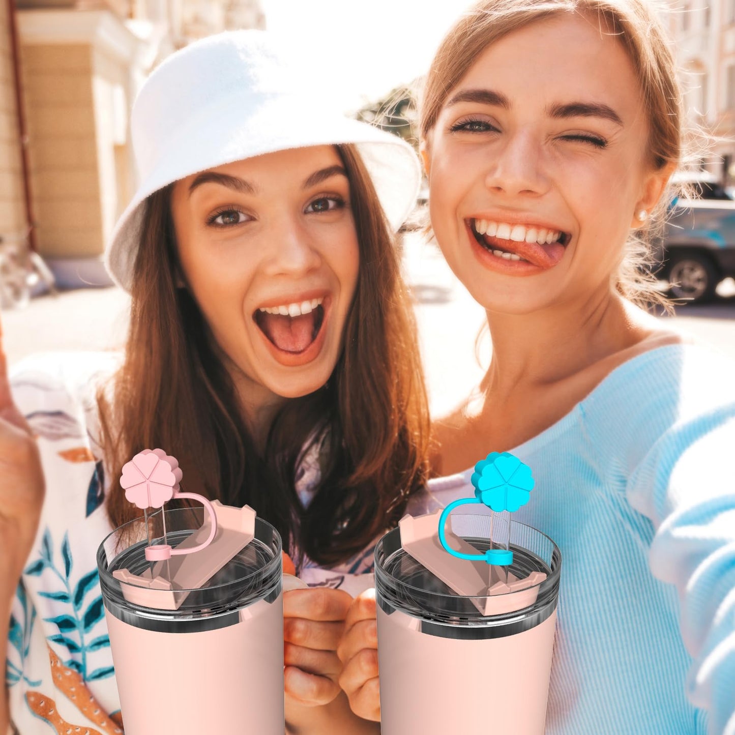 Adjustable Straw Cover for Stanley|Simple Modern|Yeti|Owala|Hydro Flask|Reduce|Maars|Meoky|MaxBase|Beast|Hydrapeak Cup, All Brand of Straw Accessories, Diameter 6mm-12mm, BPA Free, Dishwasher safe