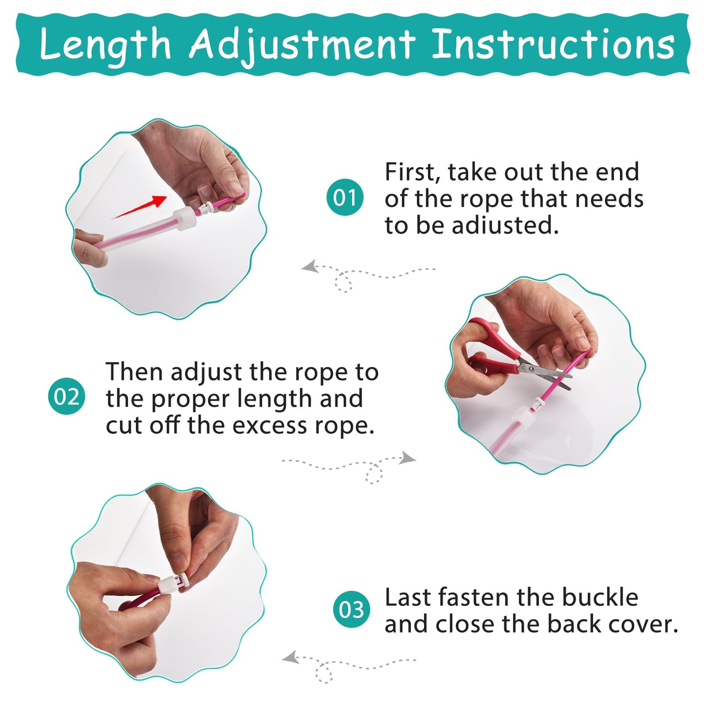 Jump Rope For Kids,Jump Rope Kids,Adjustable Soft Skipping Rope,Toddler Jump Rope With PVC Handles And Back CoverFor Kids, Boys,Girls,Women, Men,Exercise Activity,Outdoor Fitness