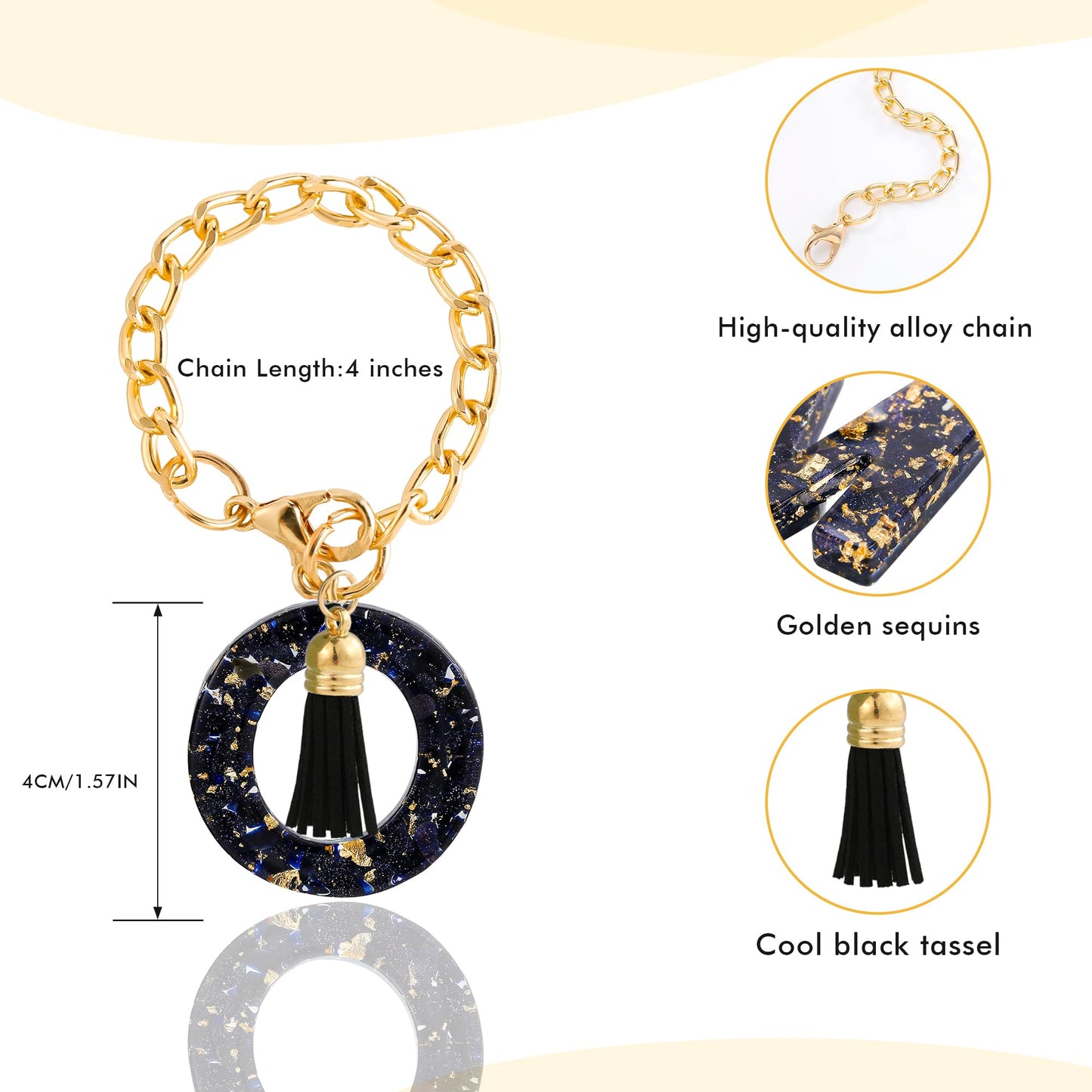 Letter Charm Accessories for Stanley Cup 1 PCS Cute Initial Keychain Handle Charm for Stanley Tumbler for Women Black Letter O