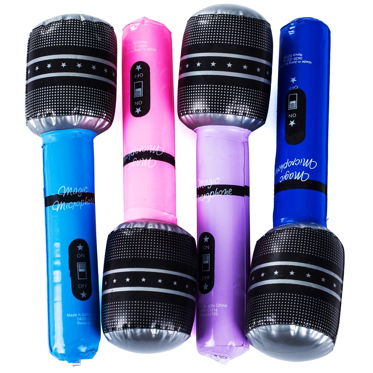 Tigerdoe Rock n Roll Party Favors - 36 Pc Set - Rock Star Party Hats, Disco Ball Necklaces, Inflatable Microphones - Rocker Party Supplies