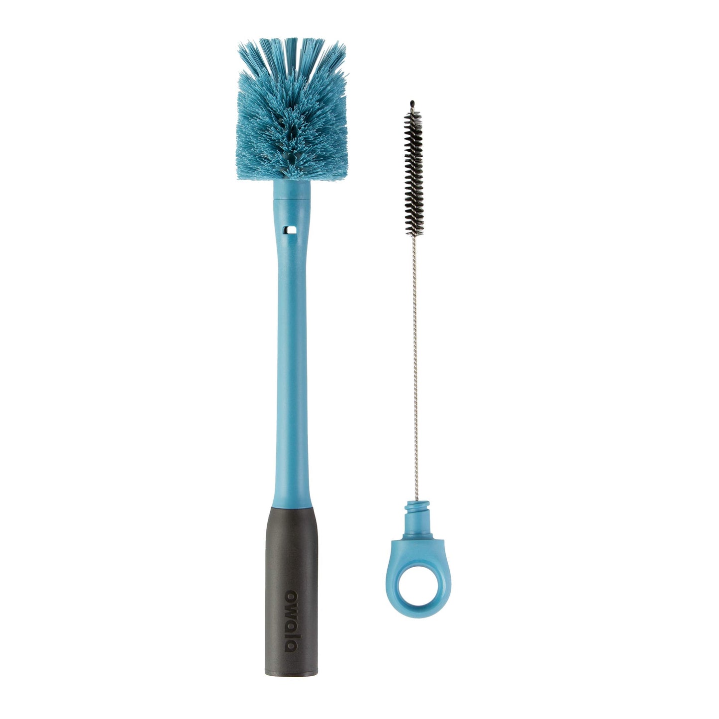 Owala 2-in-1 Water Bottle Brush Cleaner and Water Bottle Straw Cleaner Brush & Silicone Water Bottle Boot, Anti-Slip Protective Sleeve for Water Bottle