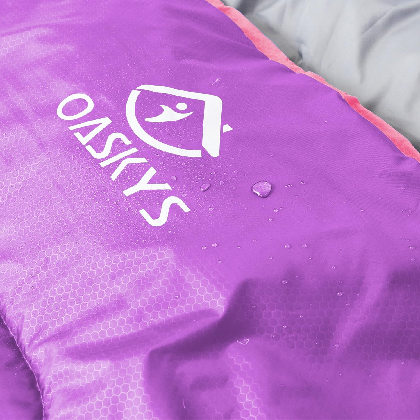 oaskys Camping Sleeping Bag - 3 Season Warm & Cool Weather - Summer Spring Fall Lightweight Waterproof for Adults Kids - Camping Gear Equipment, Traveling, and Outdoors