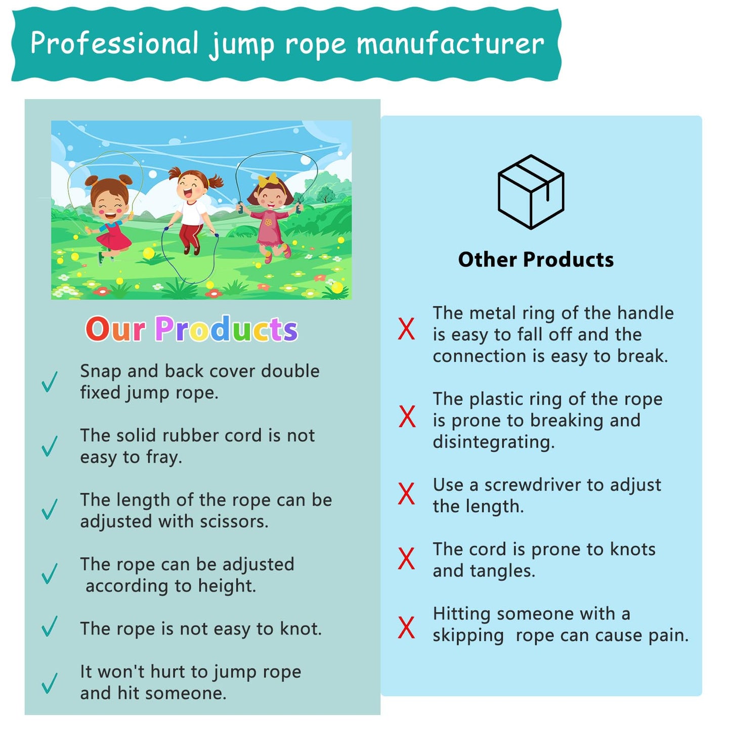 Jump Rope For Kids,Jump Rope Kids,Adjustable Soft Skipping Rope,Toddler Jump Rope With PVC Handles And Back CoverFor Kids, Boys,Girls,Women, Men,Exercise Activity,Outdoor Fitness