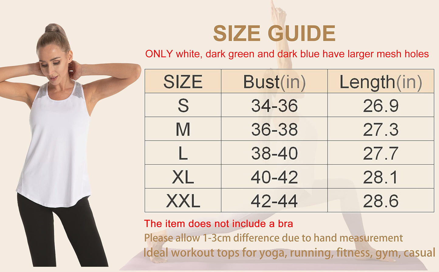Aeuui Womens Workout Tops for Women Racerback Tank Tops Mesh Yoga Shirts Athletic Running Tank Tops Sleeveless Gym Clothes Purple
