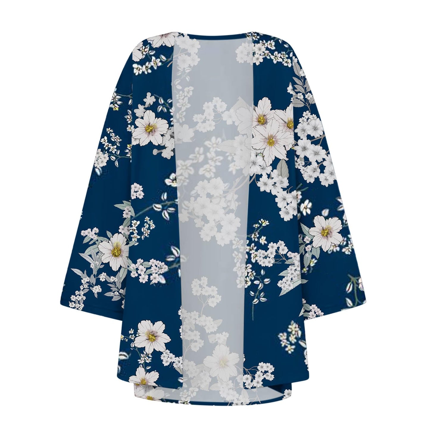 Women Kimono,Kimonos for Women Plus Size Casual Cover up Floral Print Puff Sleeve Kimono Cardigan Lightweight Summer Cruise Outfits Lightning Deals of The Day Prime Today only