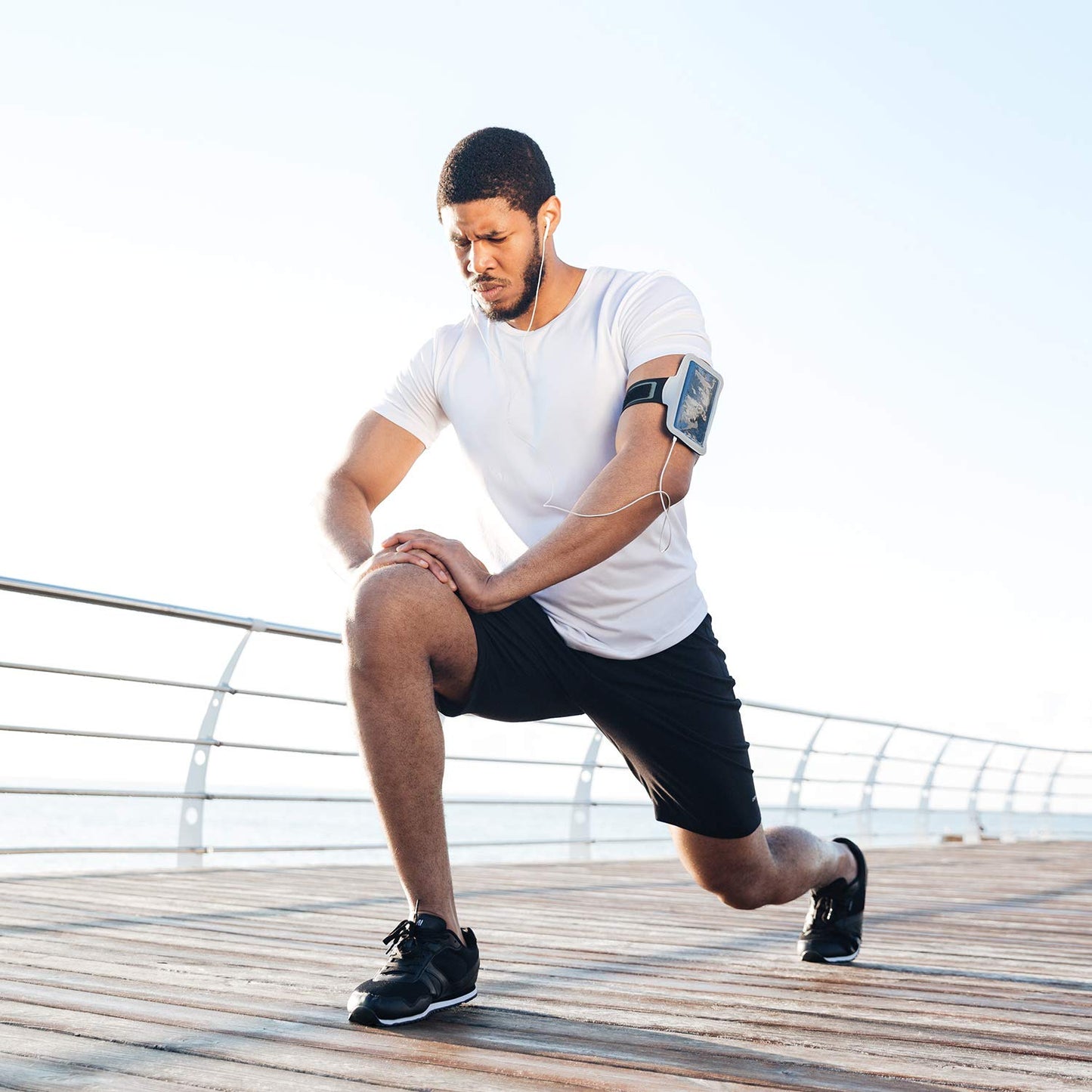 BALENNZ Athletic Shorts for Men with Pockets and Elastic Waistband Quick Dry Activewear Black