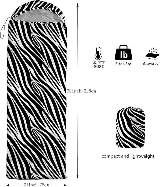 BSNTHO Camping Sleeping Bags,3 Season Warm & Cool Weather,Lightweight,Waterproof Sleeping Bags for Adults & Kids,Traveling,and Outdoors,Camping Gear Equipment