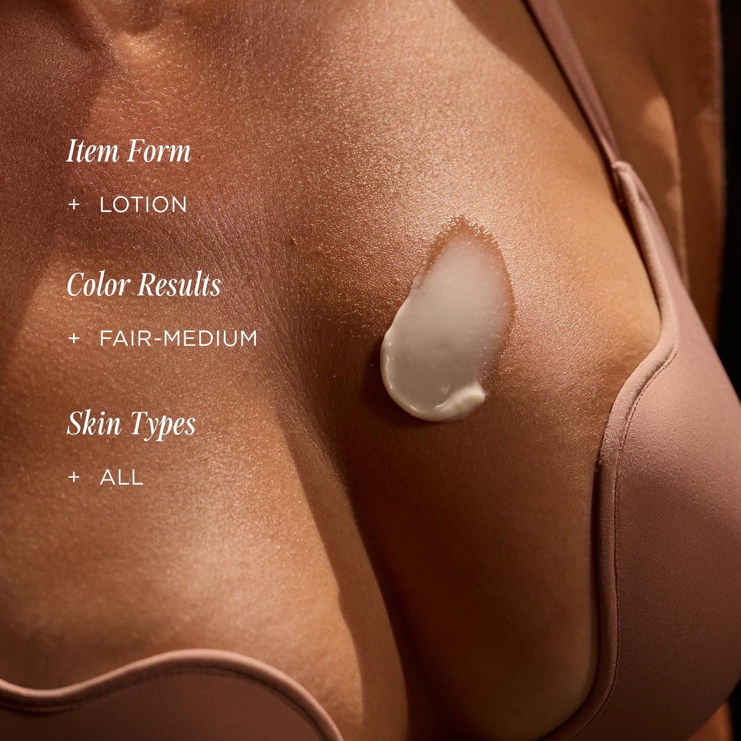+ Lux Unfiltered N°32 Sculpting Gradual Self Tanning Cream in Sandstone, Peptide Blend to Firm and Tone Skin, Hydrating Self Tanning Lotion, Gluten Free, Vegan + Cruelty Free Self Tanner