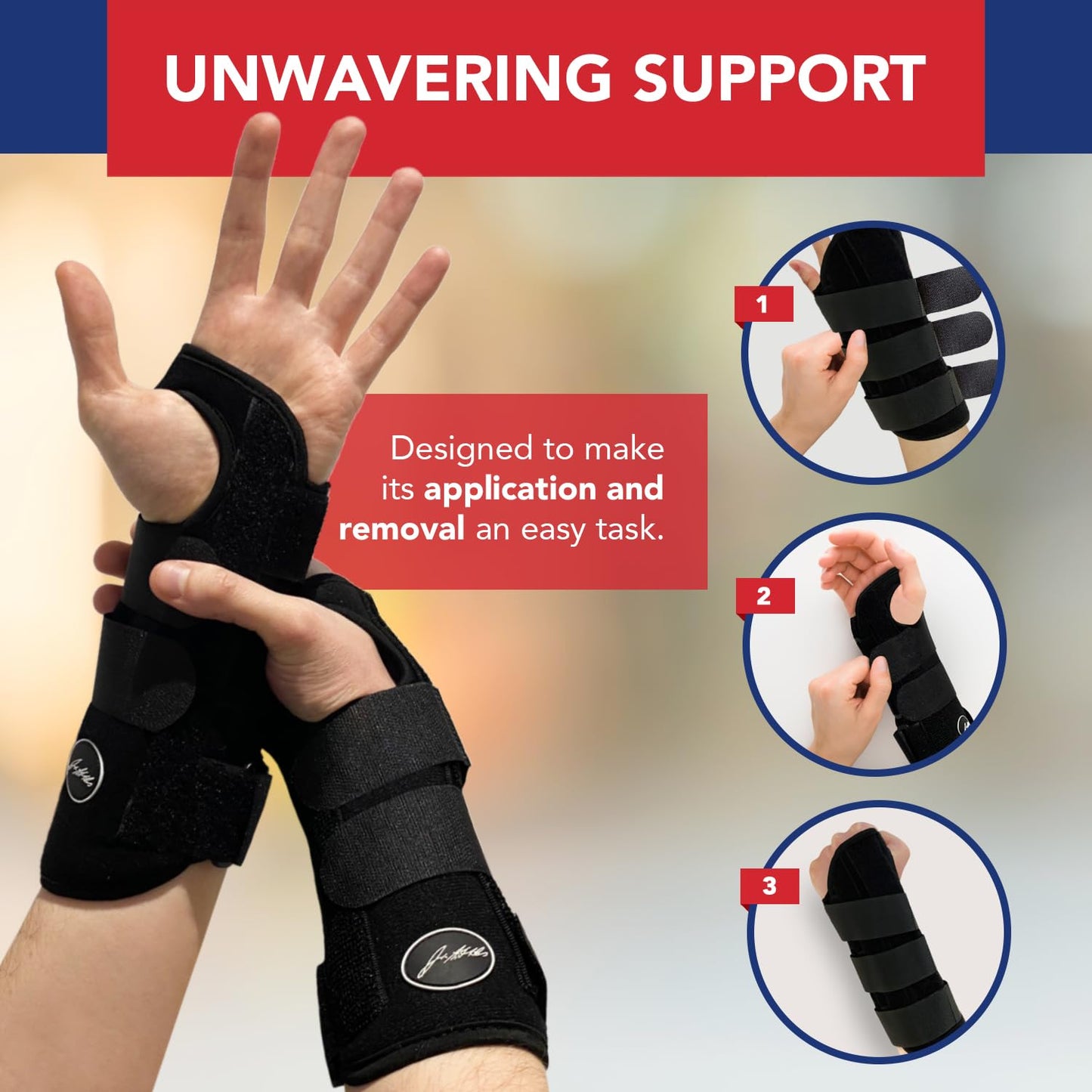 Doctor Developed Wrist supports/Wrist brace - Relief for carpal tunnel, wrist injuries, wrist support for arthritis, hand support, hand & wrist braces, wrist strap and Doctor Handbook