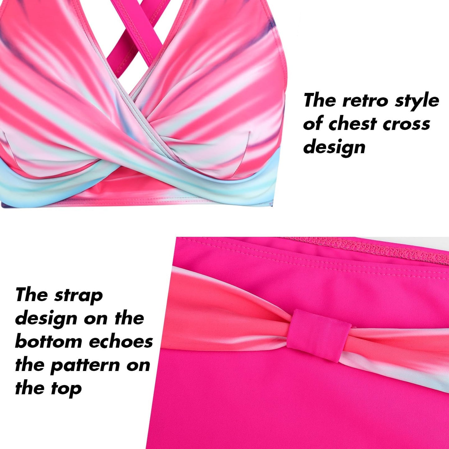 tummy control one piece swimsuit tummy control sporty print piece print strapless swimwear bathing suits swimsuits bikini sets Hot Pink