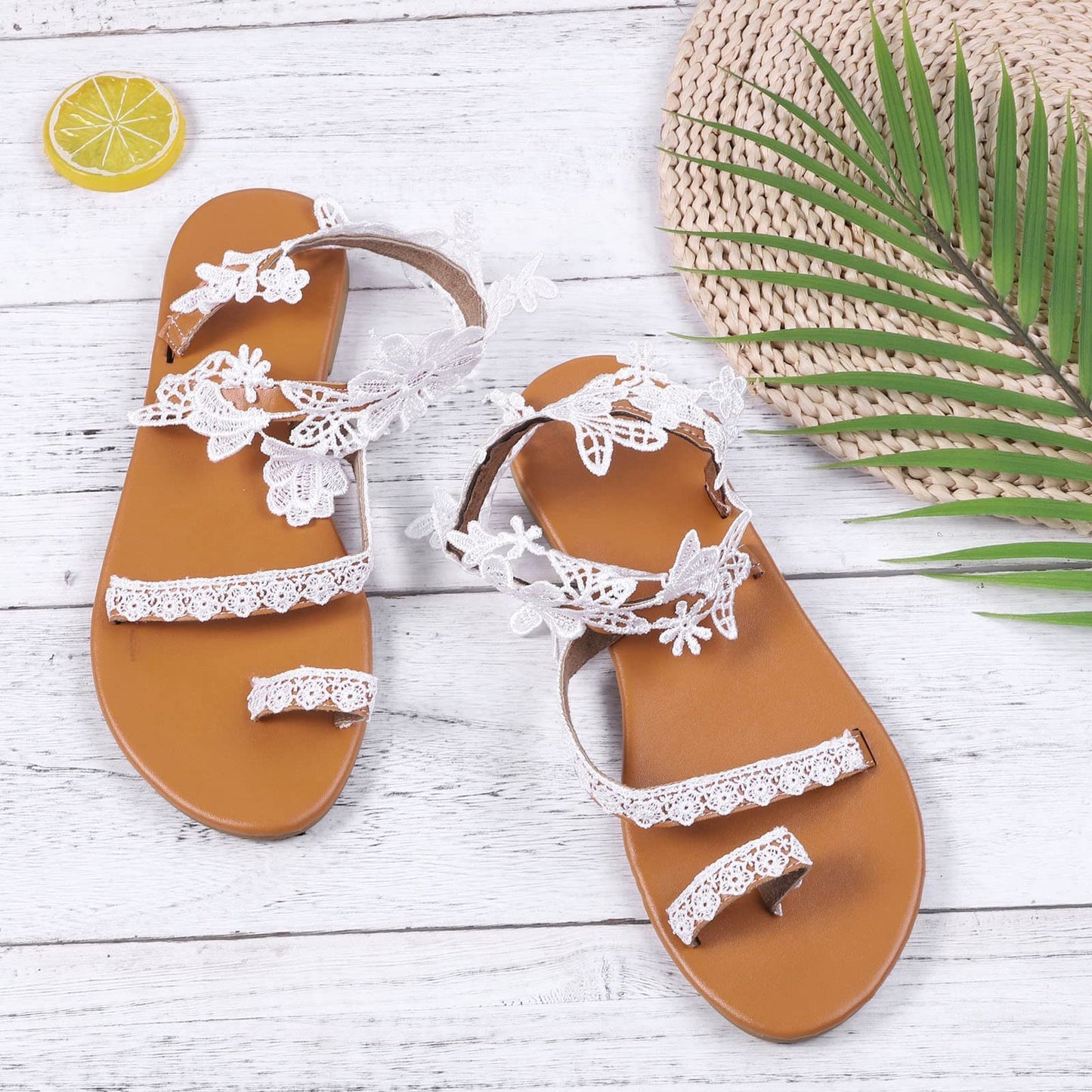 Women's Cross Strappy Thong Sandals Beach Sandal Summer Thong T-Strap Orthotic Casual Comfort Walking with Non Slip on 06_White, 8