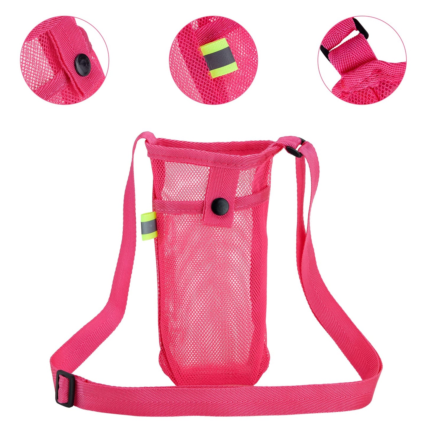 Tainehs Water Bottle Holder Water Bottle Carrier with Adjustable Shoulder Strap Beach Bottle Bag Water Bottle Sling Dog Water Bottle Sleeve for Sports Gym Hiking Camping Walking Travel Essentials