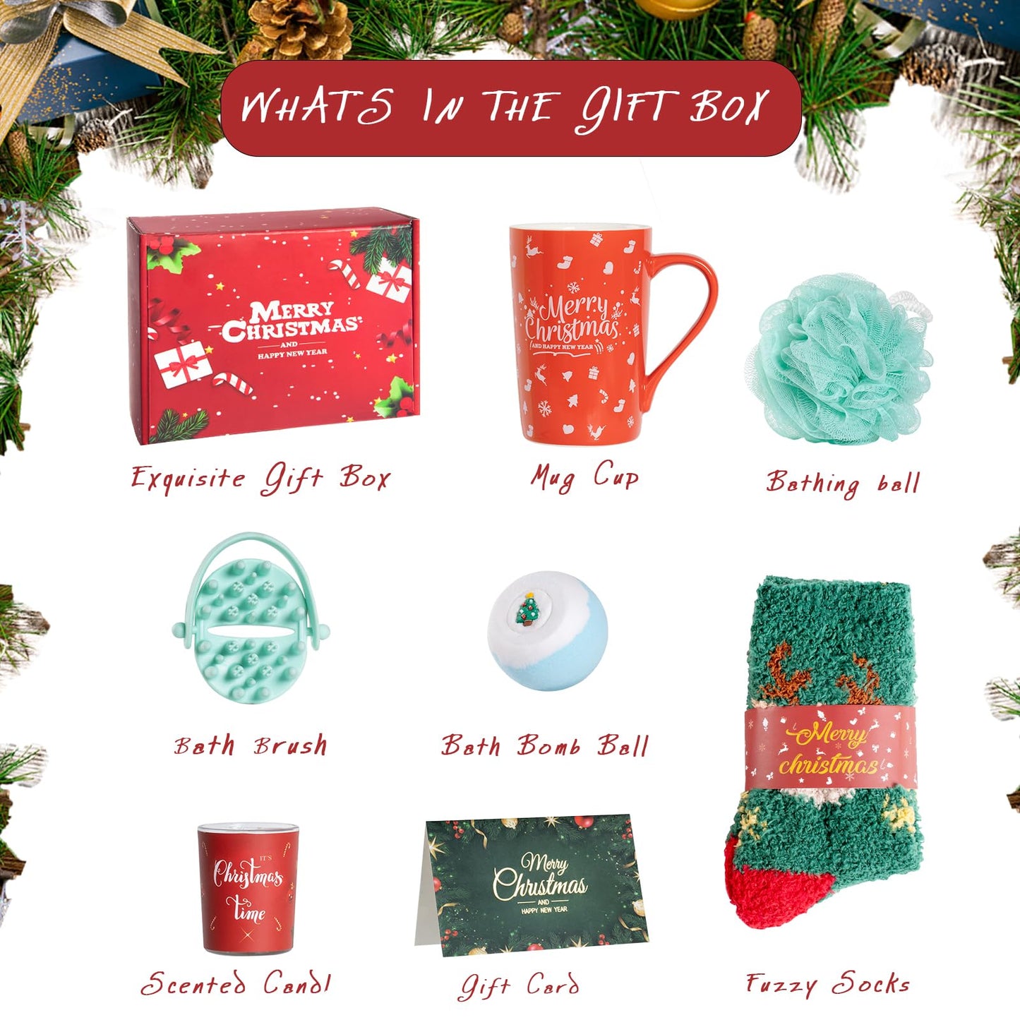 Christmas Gifts for Women Unique Holiday Gift Basket for Women, Her, Mom, Wife, Girlfriend, Sister, Coworkers, Boss, Teacher, Nurse, Xmas Tumbler Gifts Basket for Women Who Have Everything