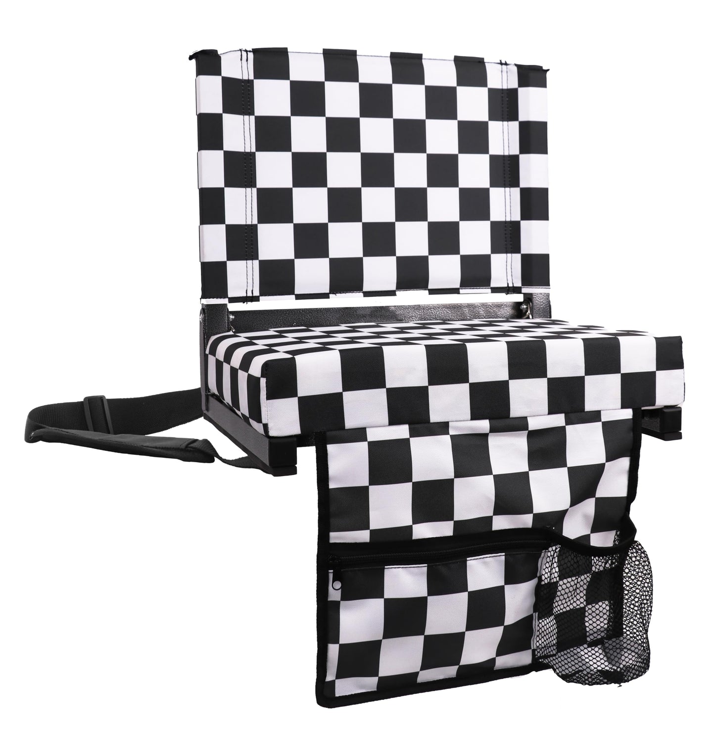 SPORT BEATS Stadium Seats with Back Support Bleacher Chairs with Back and Cushion Thick Padded Bleacher Seats Includes Shoulder Strap