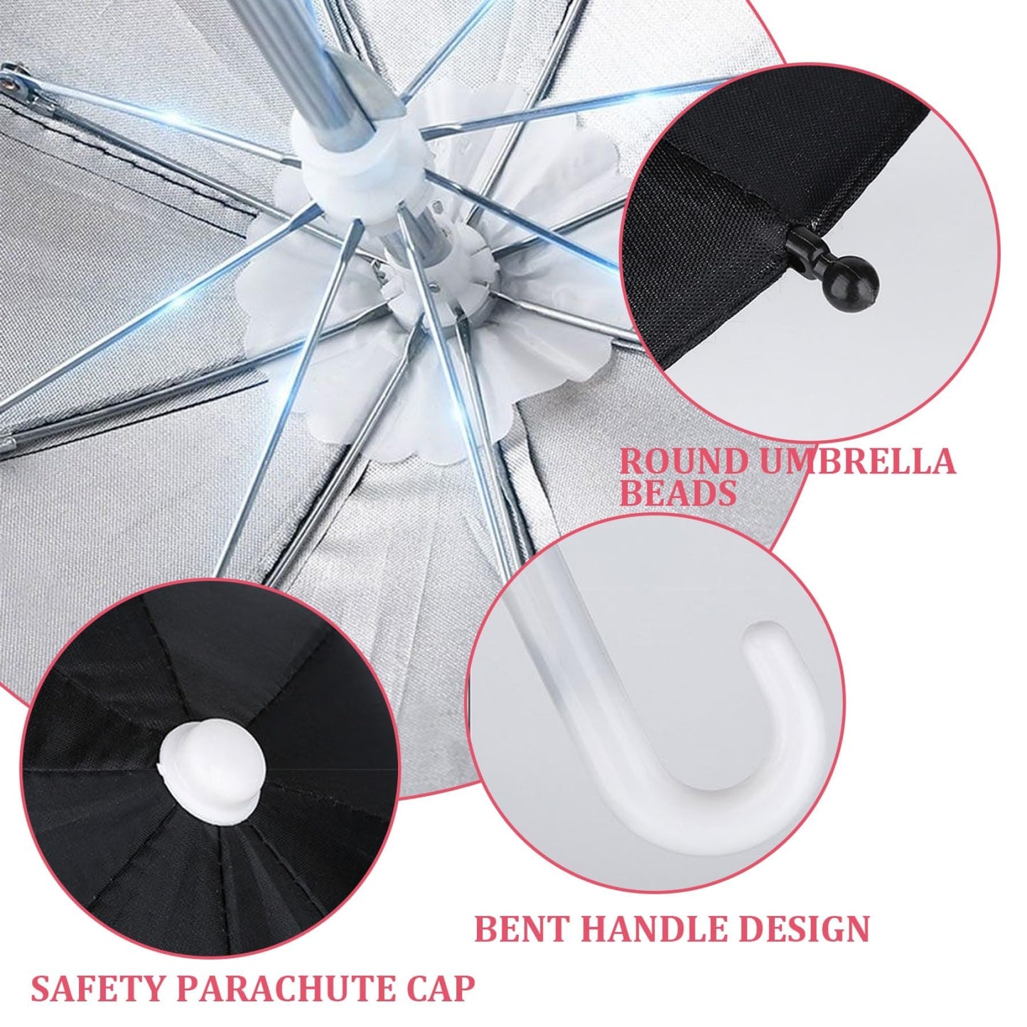 UV Protection Phone Umbrella for Sun, Cell Phone Umbrella Sun Shade, Universal Adjustable Phone Umbrella Suction Cup Stand, Phone Umbrella for Sun (D)