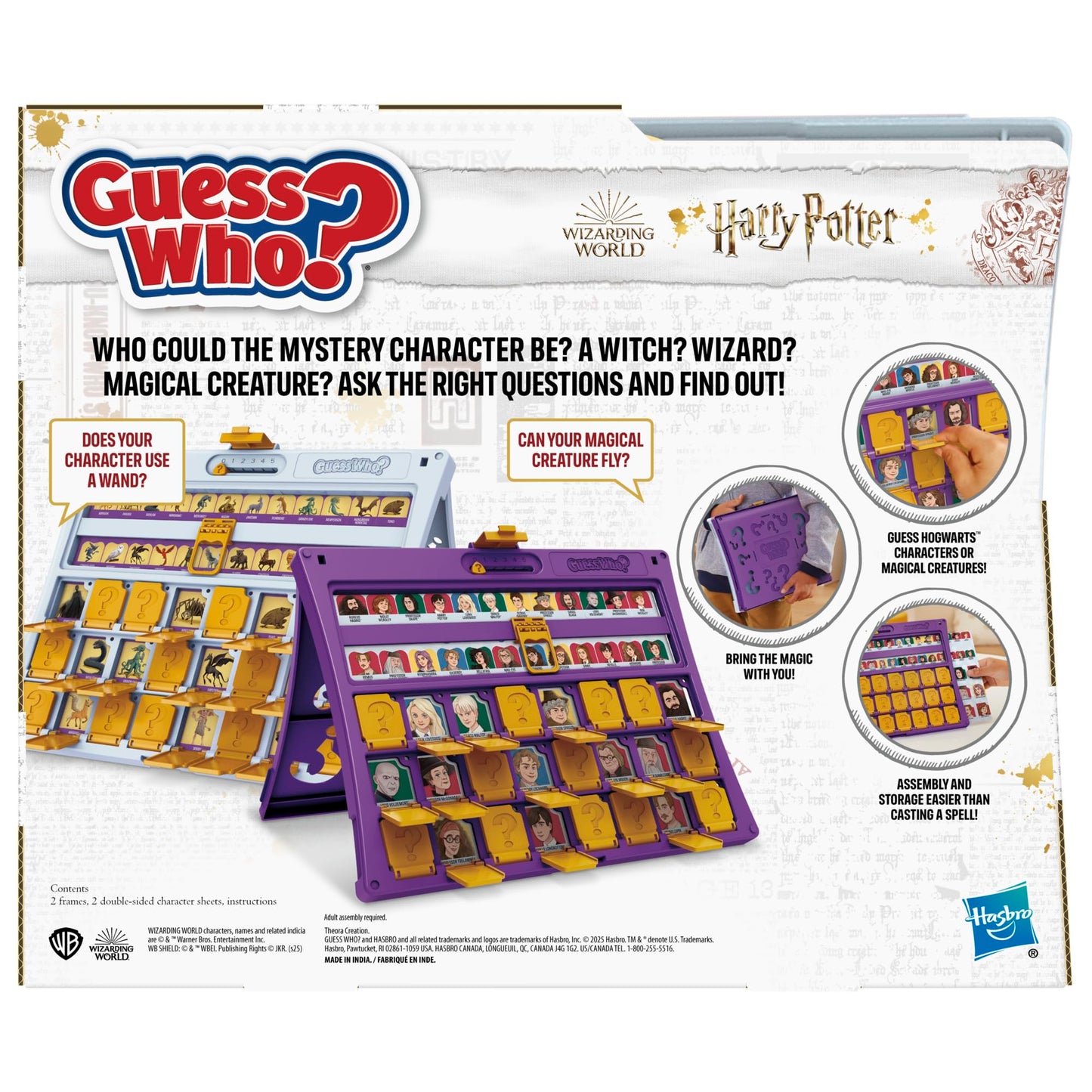 Guess Who? HARRY POTTER Edition Board Game | Ages 6 and Up | 2 Players | Fun Games for Kids and Preschoolers | Family Gifts (Amazon Exclusive)