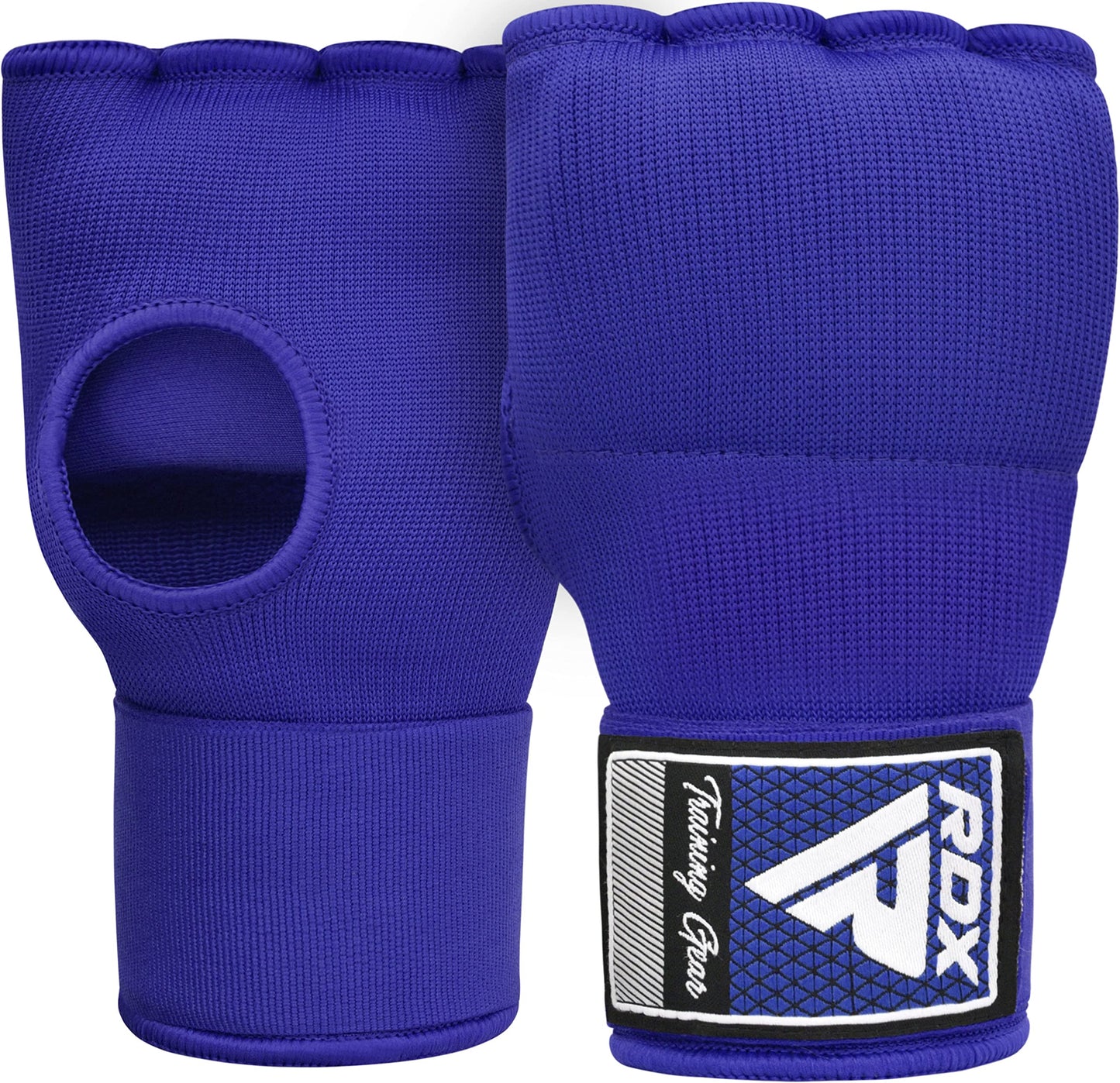 RDX Gel Boxing Hand Wraps Inner Gloves Men Women, Quick 75cm Long Wrist Straps, Elasticated Padded Fist Under Mitts Protection, Muay Thai MMA kickboxing Martial Arts Punching Training Bandages