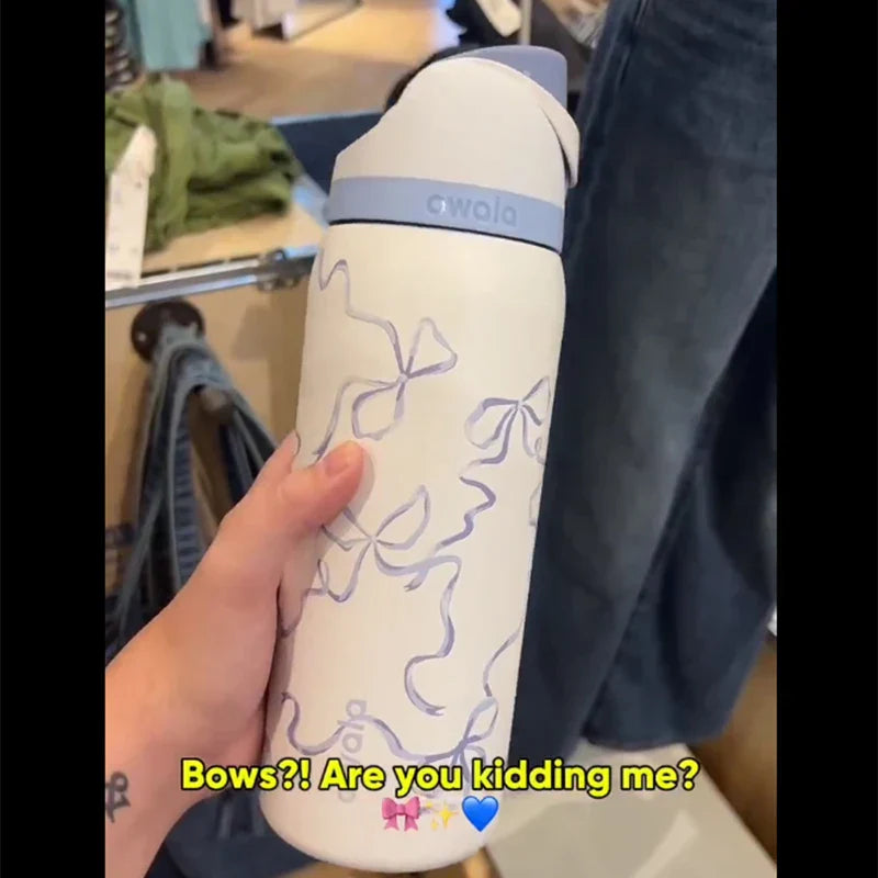 Owala water bottle with straw