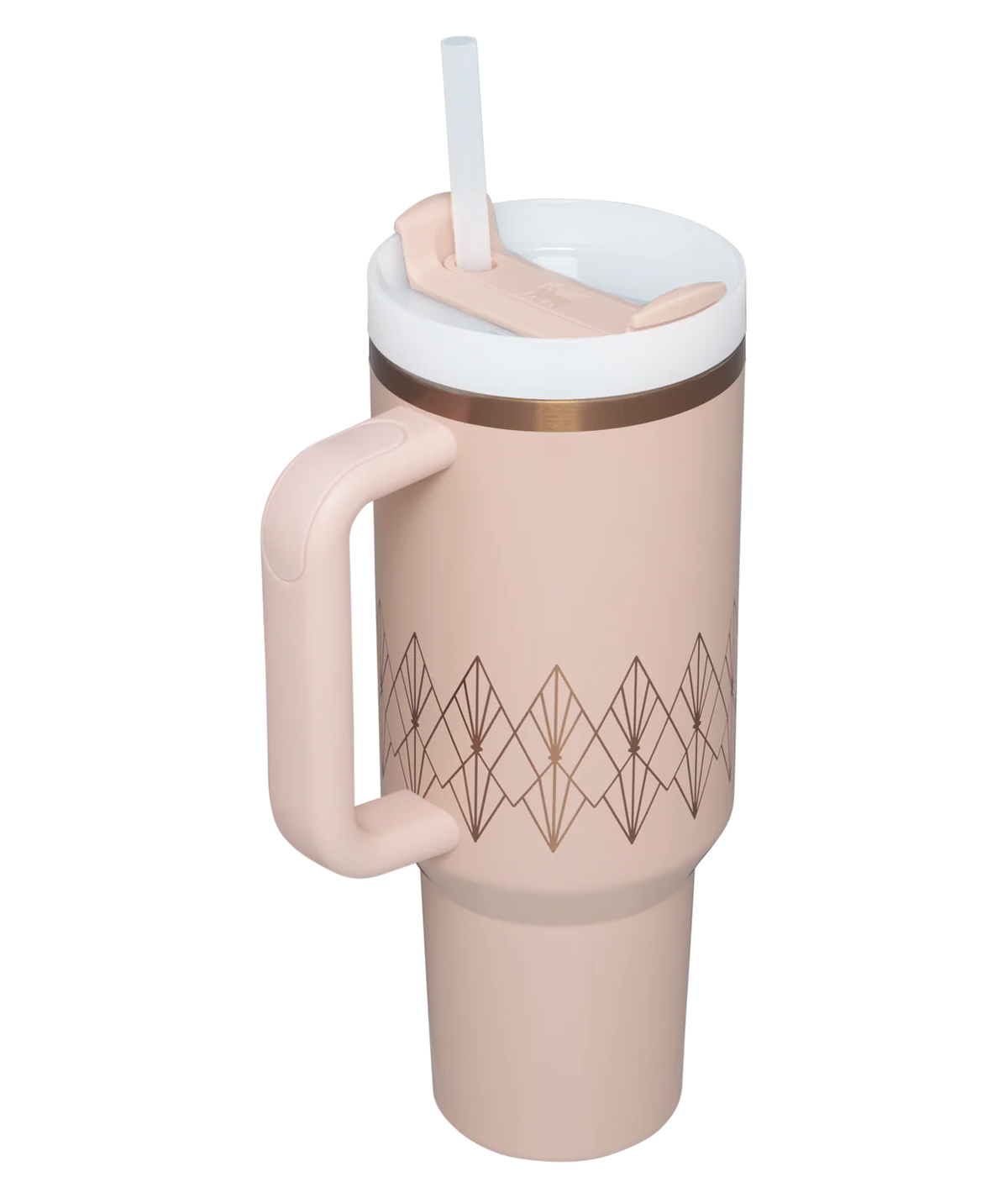 DECO COLLECTION QUENCHER H2.0 FLOWSTATE™ TUMBLER | 40 OZ - BLUSH GLOSS DECO