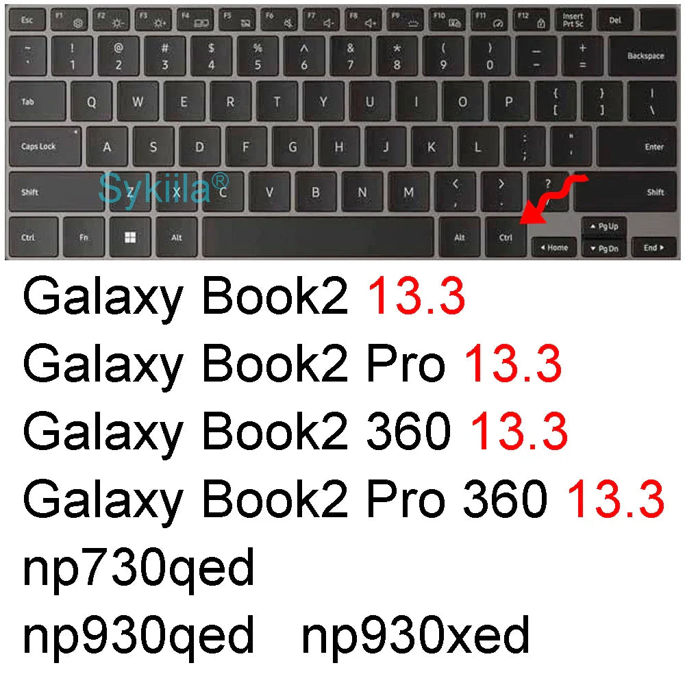 Samsung Galaxy Book Keyboard Cover Skin