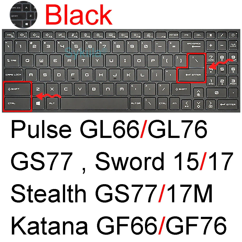 MSI GL Series Keyboard Cover Silicone