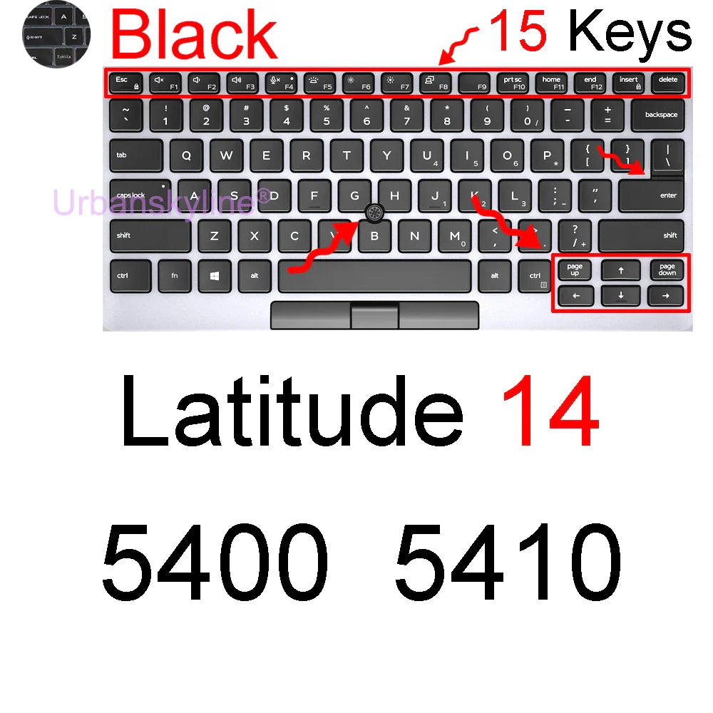 Dell Latitude 14" Keyboard Cover Skin