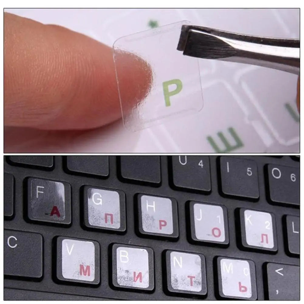 Clear Russian Keyboard Sticker Cover Film