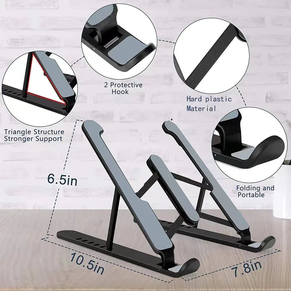Foldable Adjustable Laptop Cooling Stand