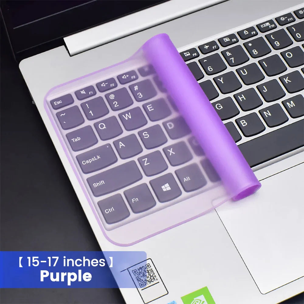 Universal Silicone Keyboard Cover 12-17"