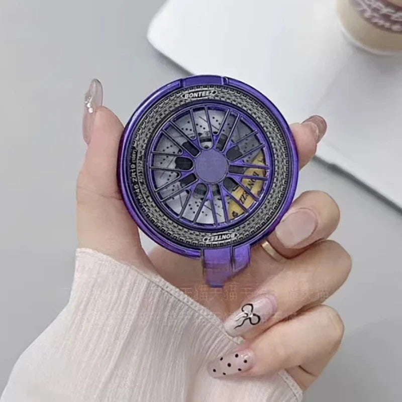 Cute Electroplating Gyroscope Ring Holder