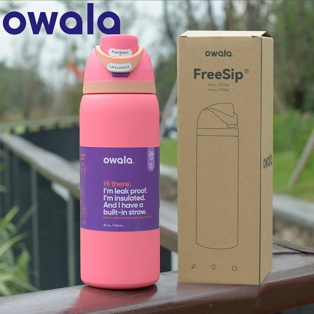 Owala Insulated Stainless Steel Water BottleBPA-Free Sports Water Bottle