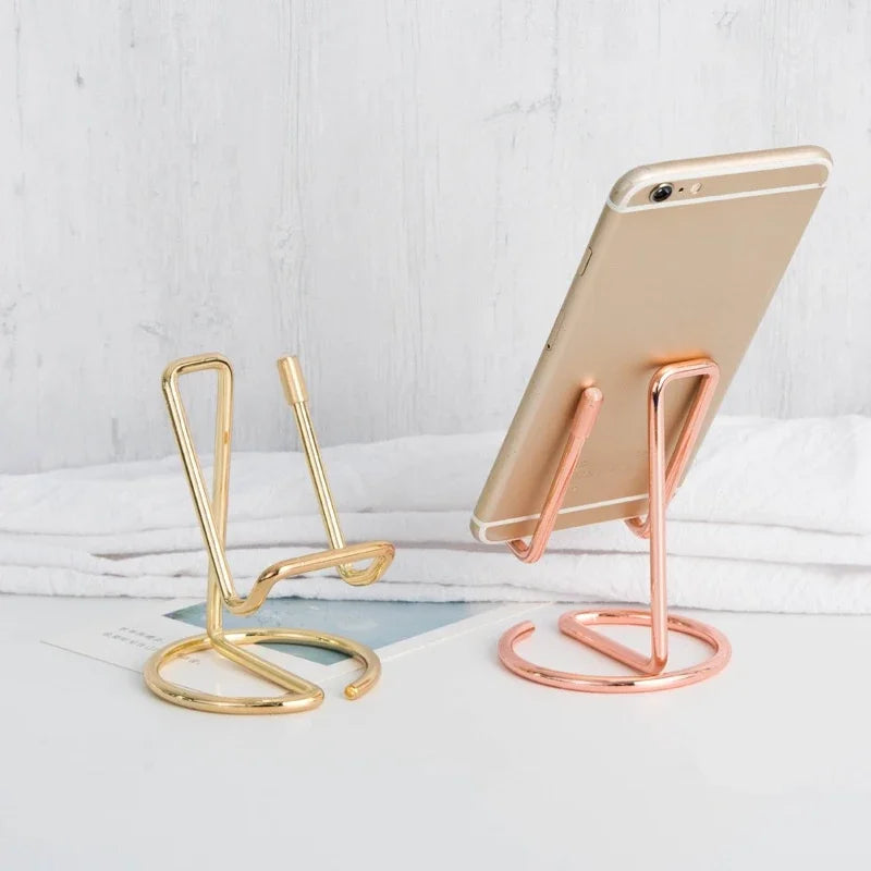 Simple Metal Phone Holder Stand