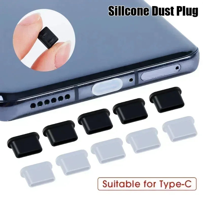 Type-C Dust Plug Silicone Protector Cover