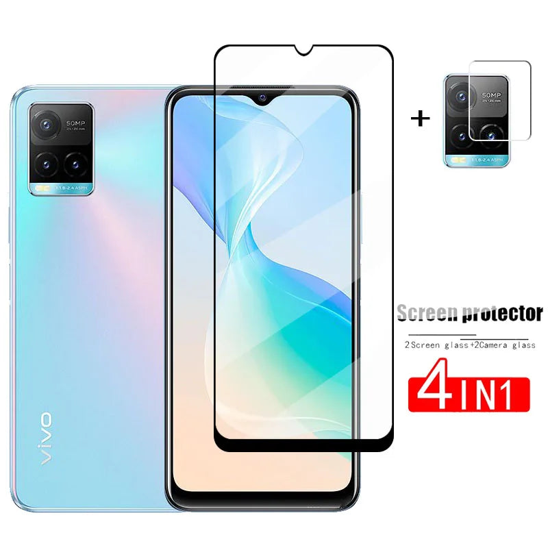 Vivo Y33s Full Cover Tempered Glass