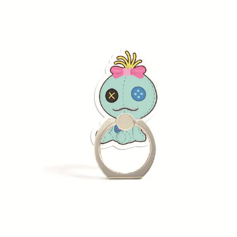 Cartoon Stitch Mickey Phone Ring Holder