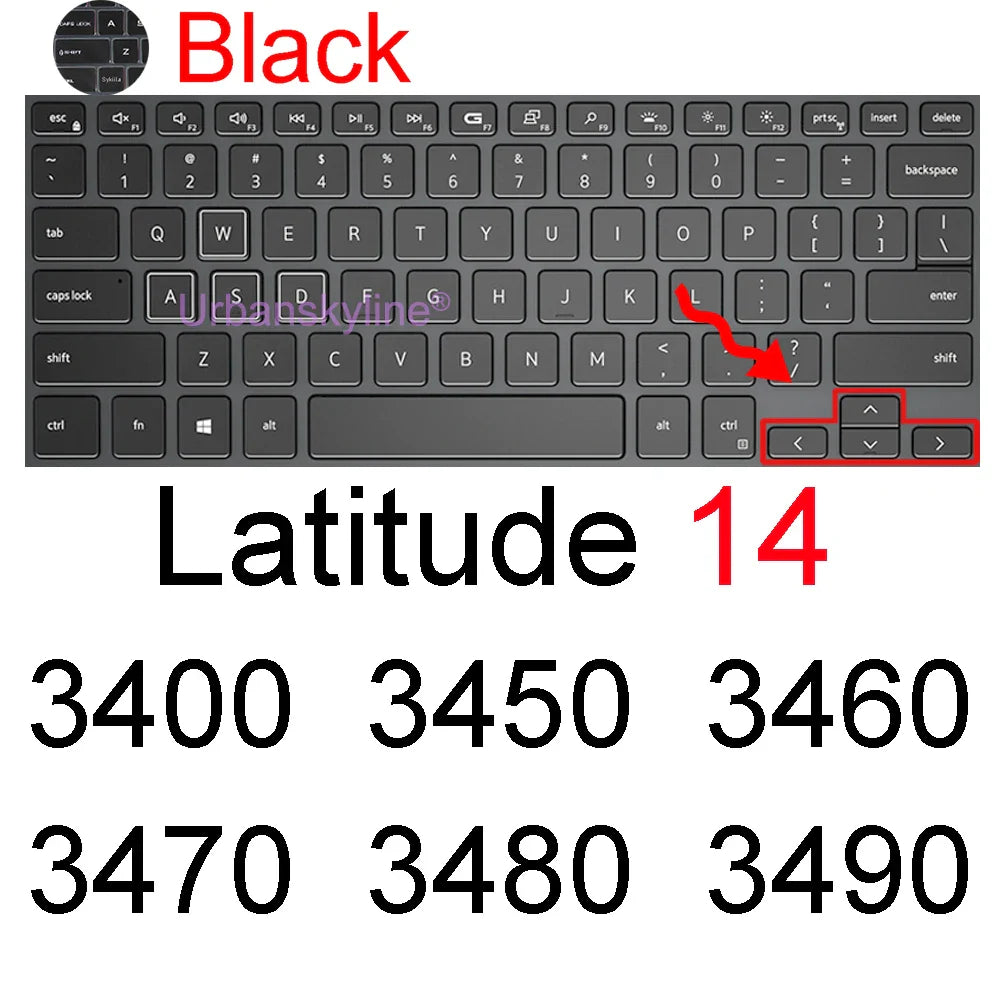 Dell Latitude 14" Keyboard Cover Skin