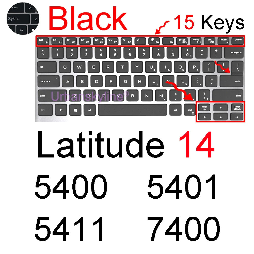 Dell Latitude 14" Keyboard Cover Skin
