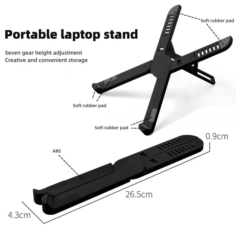 Foldable Adjustable Laptop Tablet Stand