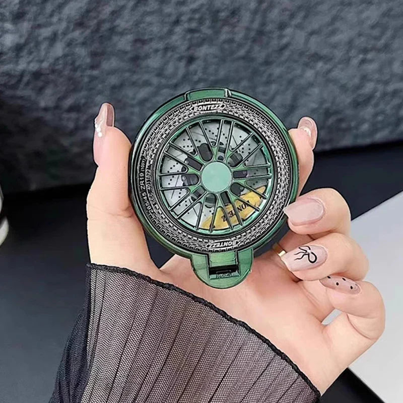 Cute Electroplating Gyroscope Ring Holder