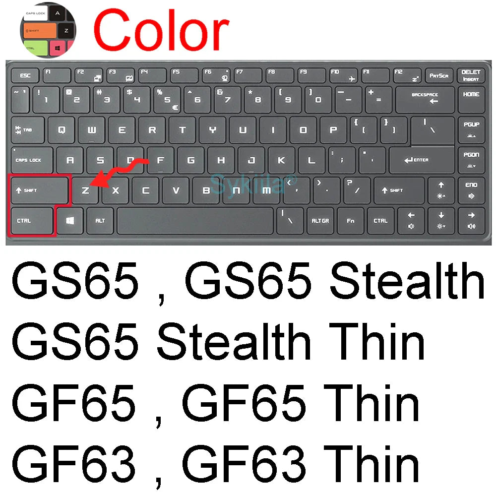 MSI GL Series Keyboard Cover Silicone