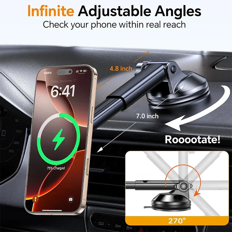 Magnetic Wireless Car Charger Holder