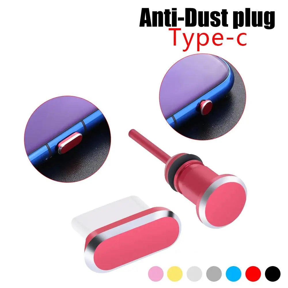 Metal Type-C Phone Dust Plug Cover