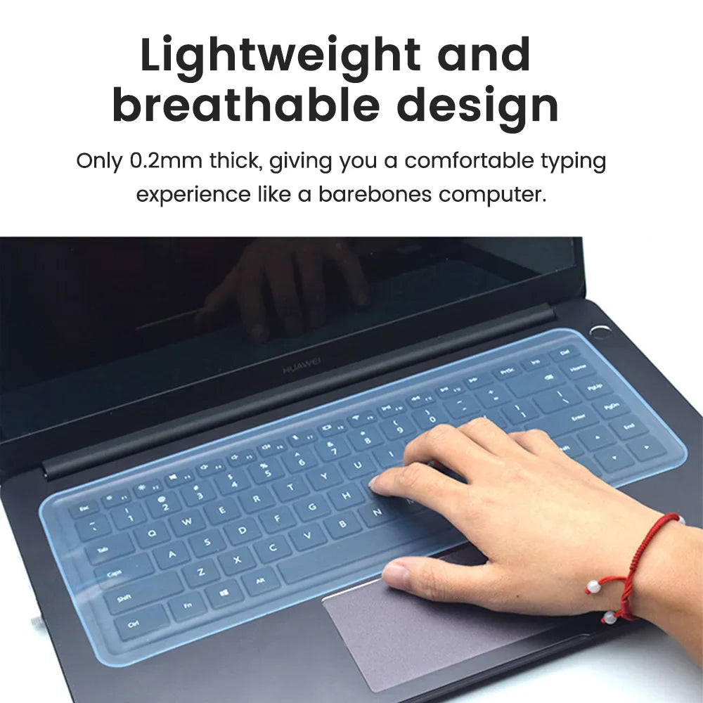 Universal Silicone Keyboard Cover 12-17"