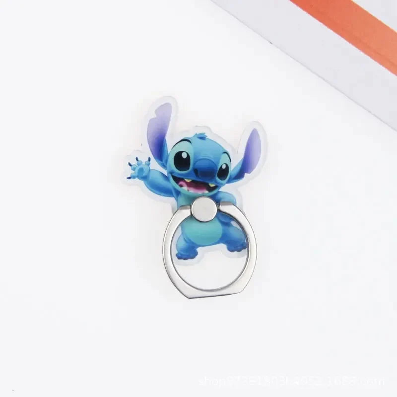 Cartoon Stitch Mickey Phone Ring Holder