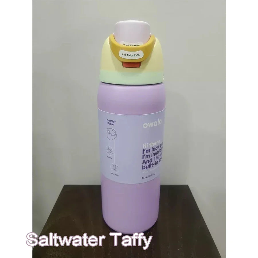 Owala Insulated Stainless Steel Water Bottle with Straw, 24Oz/32 Oz