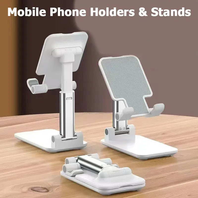 Adjustable Foldable Phone Stand with Silicone Pad