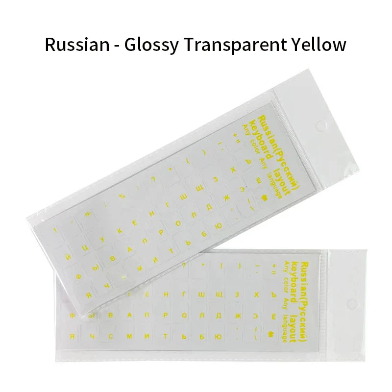 Universal Russian Keyboard Sticker Cover
