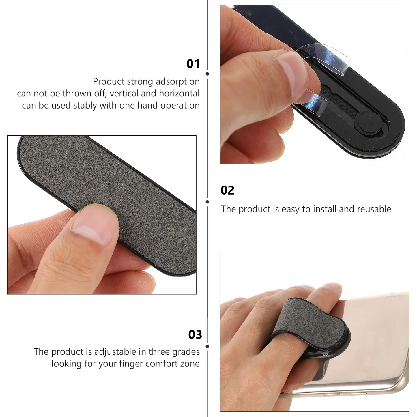 Finger Strap Phone Ring Holder Stand