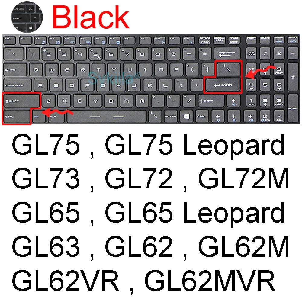 MSI GL Series Keyboard Cover Silicone