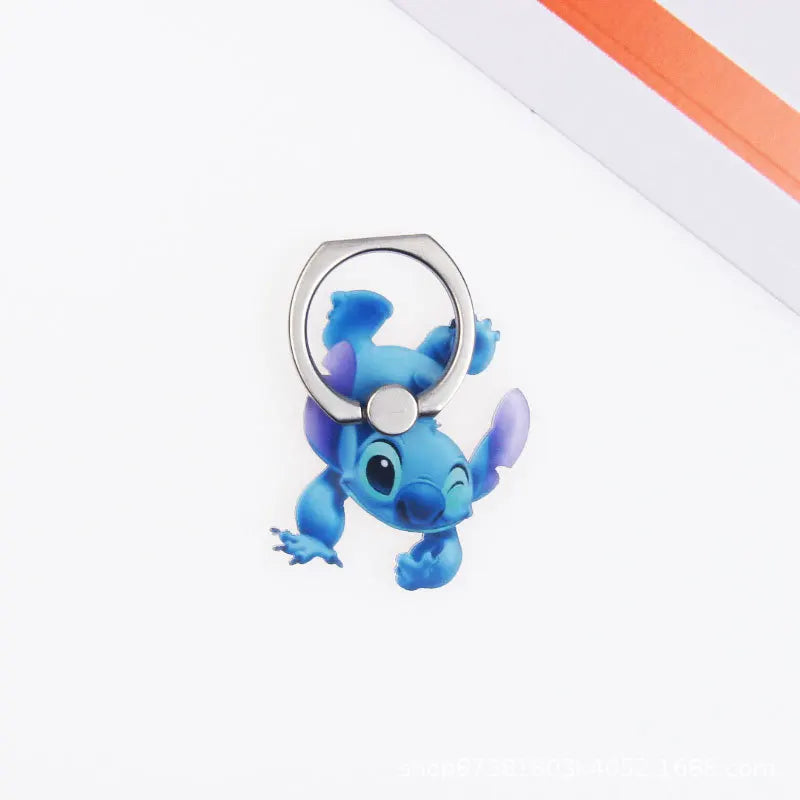 Cartoon Stitch Mickey Phone Ring Holder